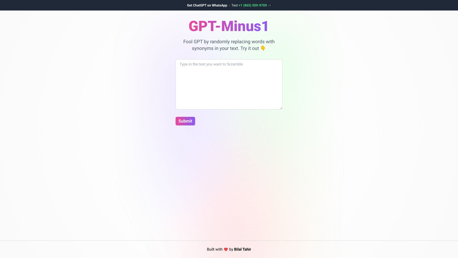 https://www.gptminus1.com