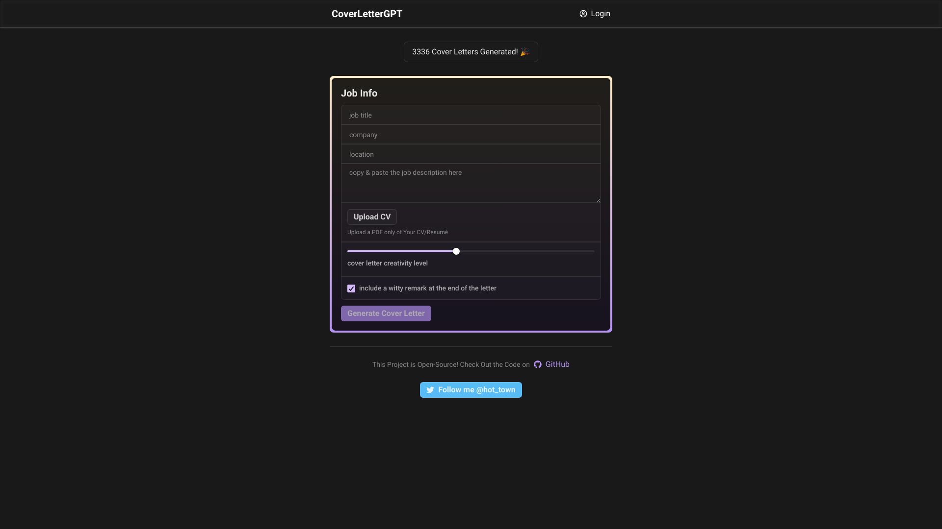 https://CoverLetterGPT.xyz