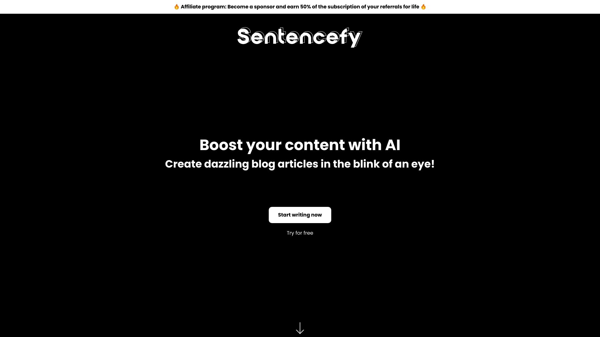 https://app.sentencefy.com/?ref=toolify