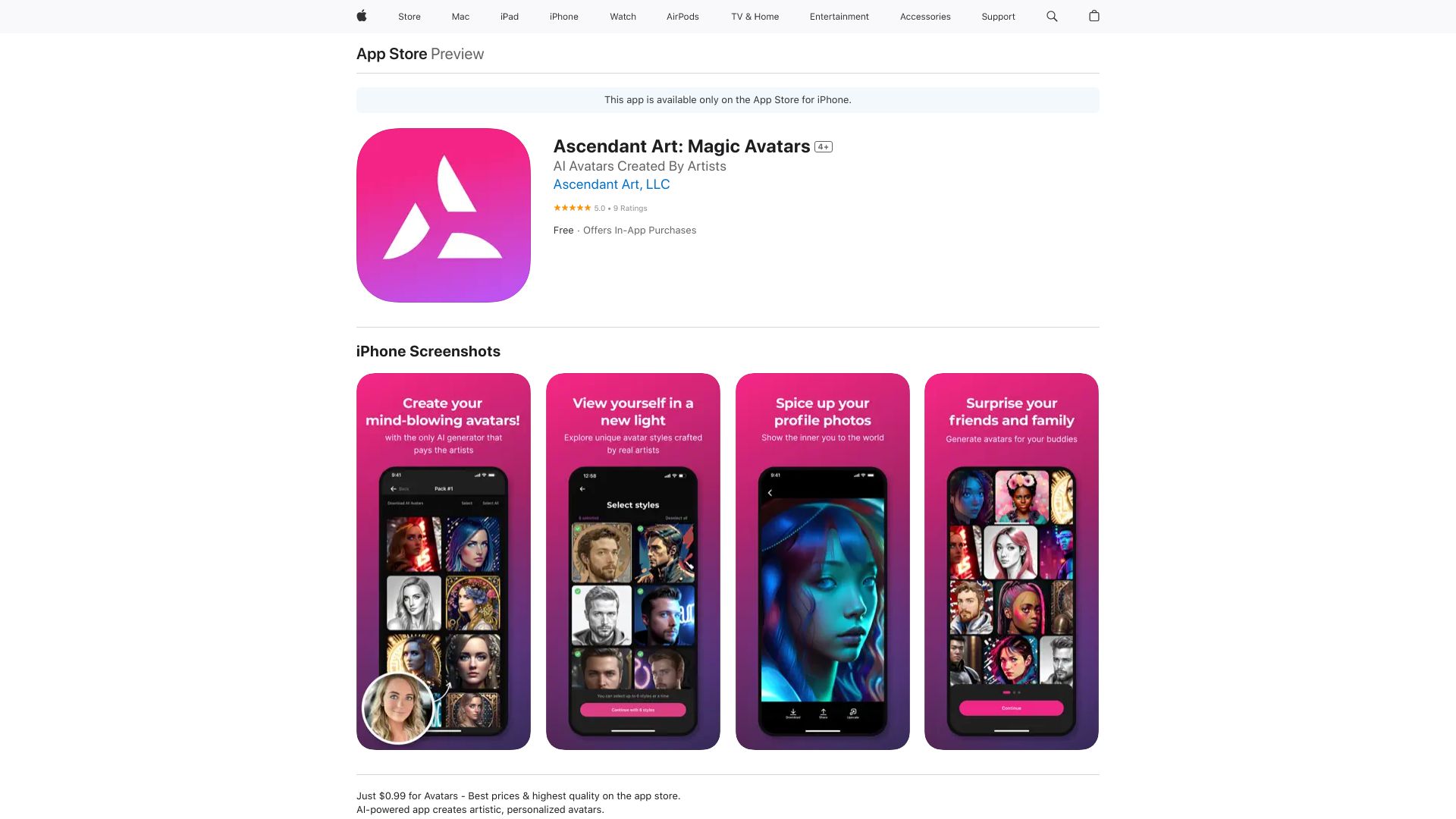 https://apps.apple.com/us/app/ascendant-art-magic-avatars/id6447011482