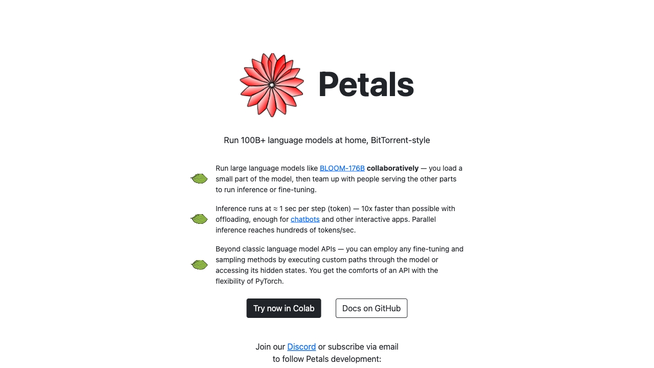 https://petals.ml