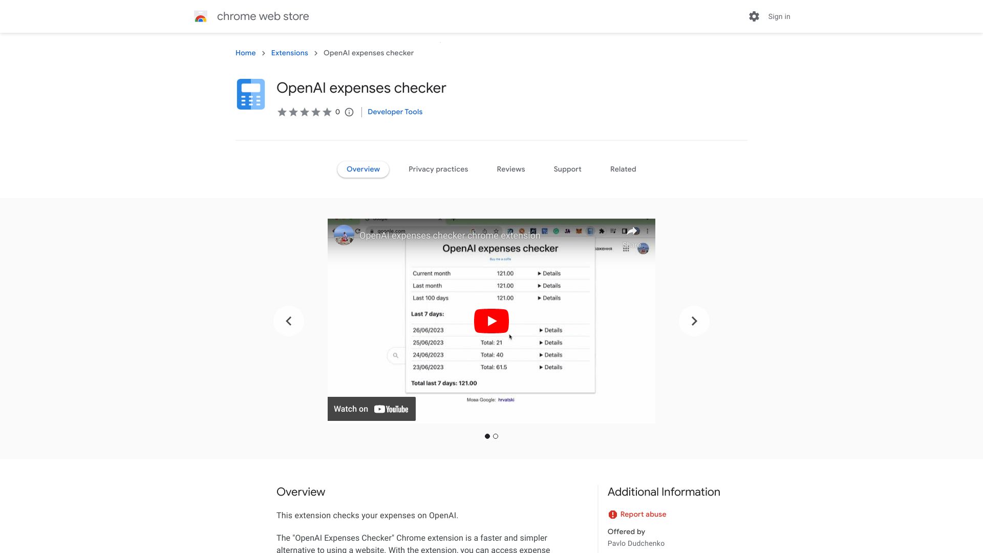 https://chrome.google.com/webstore/detail/openai-expenses-checker/hbflnhpklhgghfhekmcamgidbidjdooj
