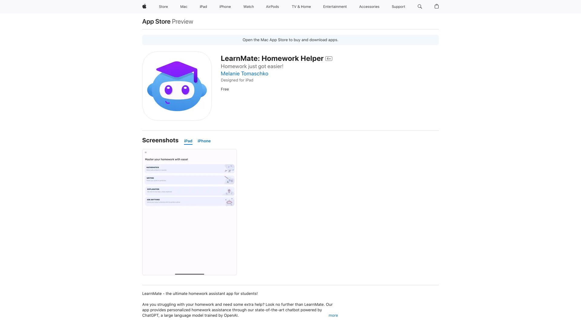 https://apps.apple.com/us/app/learnmate-homework-helper/id6446482429
